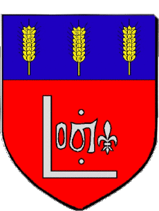 Blasón-Banderas Francia Departamentos - Ciudades 28 LUISANT 