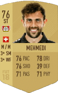 Multimedia Videospiele F I F A - Karten Spieler Schweiz Admir Mehmedi 