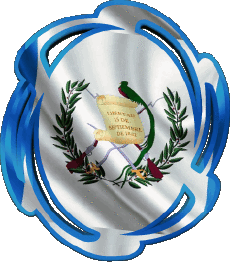 Banderas América Guatemala Forma 01 
