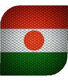 Bandiere Africa Niger Quadrato 