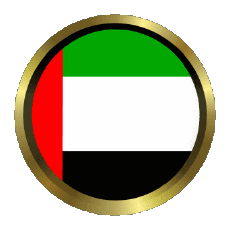Fahnen Asien Vereinigte Arabische Emirate Rund - Ringe 