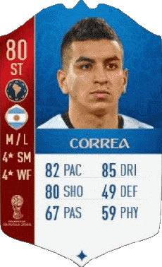 Multimedia Videospiele F I F A - Karten Spieler Argentinien Angel Correa 