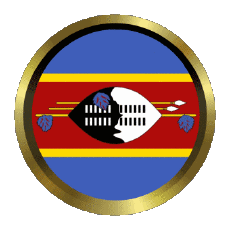 Bandiere Africa Eswatini Rotondo - Anelli 