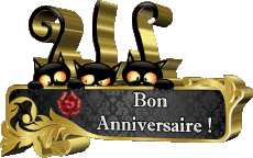 Mensajes Francés Bon Anniversaire Animaux 008 