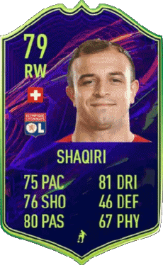 Multi Média Jeux Vidéo F I F A - Joueurs Cartes Suisse Xherdan Shaqiri 