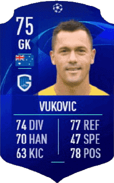 Multi Média Jeux Vidéo F I F A - Joueurs Cartes Australie Danny Vukovic 