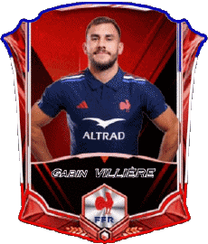 Deportes Rugby - Jugadores Francia Equipo 2025 Gabin VILLIÈRE 