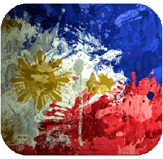 Flags Asia Philippines Square 