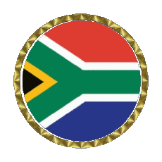 Flags Africa South Africa Round - Rings 