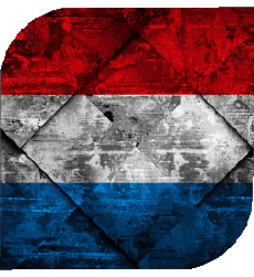 Drapeaux Europe Luxembourg Carré 