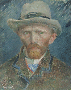 Humour - Fun Morphing - Ressemblance Artistes peintre confinement covid art recréations Getty challenge Van Gogh 