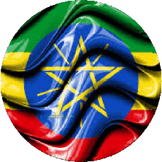 Bandiere Africa Etiopia Tondo 
