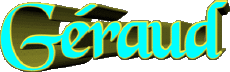 Nome MASCHIO - Francia G Géraud 