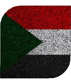 Bandiere Africa Sudan Quadrato 