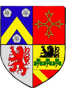Blason-Drapeaux France Départements - Villes 11 SALLELES D AUDE 