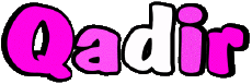 Nombre MASCULINO - Magreb Musulmán Q Qadir 