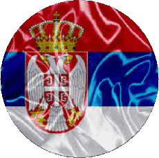 Bandiere Europa Serbia Tondo 