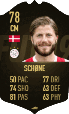 Multi Média Jeux Vidéo F I F A - Joueurs Cartes Danemark Lasse Schone 