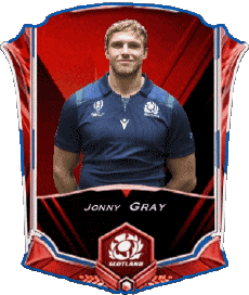 Sports Rugby - Joueurs Ecosse Jonny Gray 
