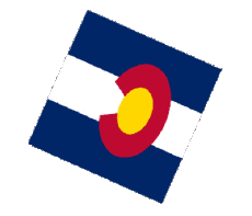 Banderas América U.S.A - Estados Colorado Esfera - Cubo 