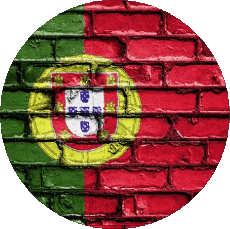 Bandiere Europa Portogallo Tondo 