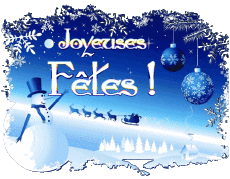 Nachrichten Französisch Joyeuses Fêtes (Noël) Serie 22 