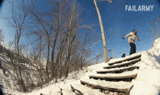 Humor - Fun Deportes Tabla de nieve Free Style Gamelle Fail 