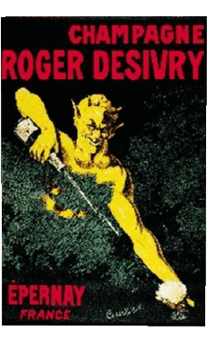 Humour - Fun Affiches Rétro - Marques Champagne Divers 