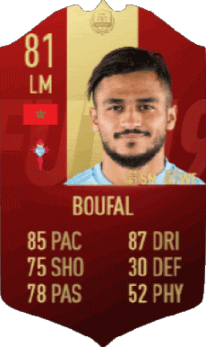 Multimedia Vídeo Juegos F I F A - Jugadores  cartas Marruecos Sofiane Boufal 