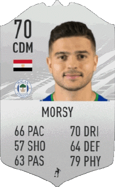 Multimedia Vídeo Juegos F I F A - Jugadores  cartas Egipto Sam Morsy 