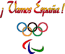 Messagi Spagnolo Vamos España Juegos Olímpicos 