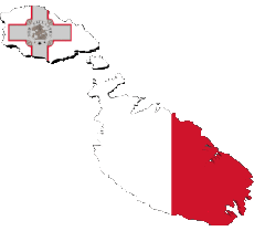 Flags Europe Malta Map 
