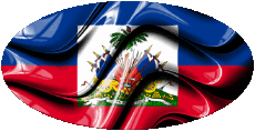 Fahnen Amerika Haiti Oval 