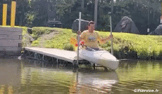 Umorismo -  Fun Sportivo Canoa Kayak Cadute - Fail 