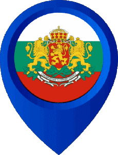 Flags Europe Bulgaria Location Pin 