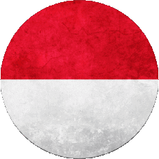 Bandiere Europa Monaco Tondo 