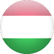 Drapeaux Europe Hongrie Rond 