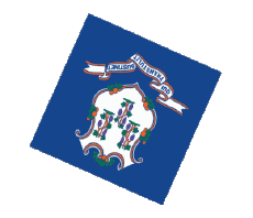 Drapeaux Amériques U.S.A - Etats Connecticut Sphere - Cube 