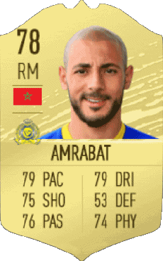 Multi Media Video Games F I F A - Card Players Morocco Nordin Amrabat 