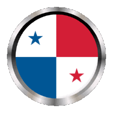 Fahnen Amerika Panama Rund - Ringe 