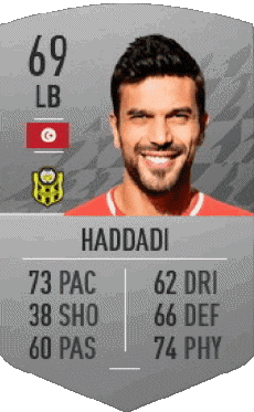 Multimedia Vídeo Juegos F I F A - Jugadores  cartas Túnez Oussama Haddadi 