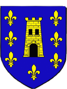 Blason-Drapeaux France Départements - Villes 02 CHAUNY Blason