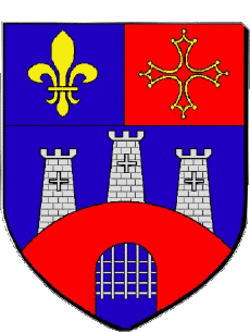 Blason-Drapeaux France Départements - Villes 46 MONTCUQ Blason