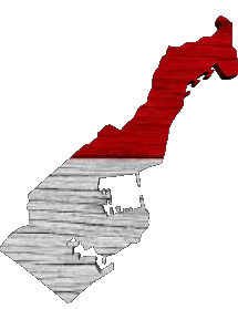 Bandiere Europa Monaco Carta Geografica 