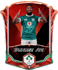 Sports Rugby - Joueurs Irlande Equipe 2025 Bundee Aki 