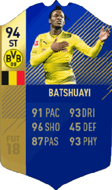 Multimedia Vídeo Juegos F I F A - Jugadores  cartas Bélgica Michy Batshuayi 