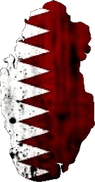 Bandiere Asia Qatar Carta Geografica 