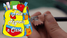 Messagi Spagnolo Feliz Regreso a Clases Sfondo animato 004 