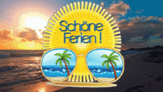 Messages German Schöne Ferien Animated Background 004 