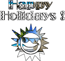 Prénoms - Messages Messages - Anglais Happy Holidays 04 